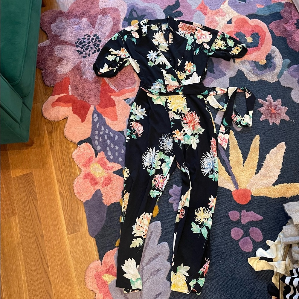 Zara Floral Jumpsuit